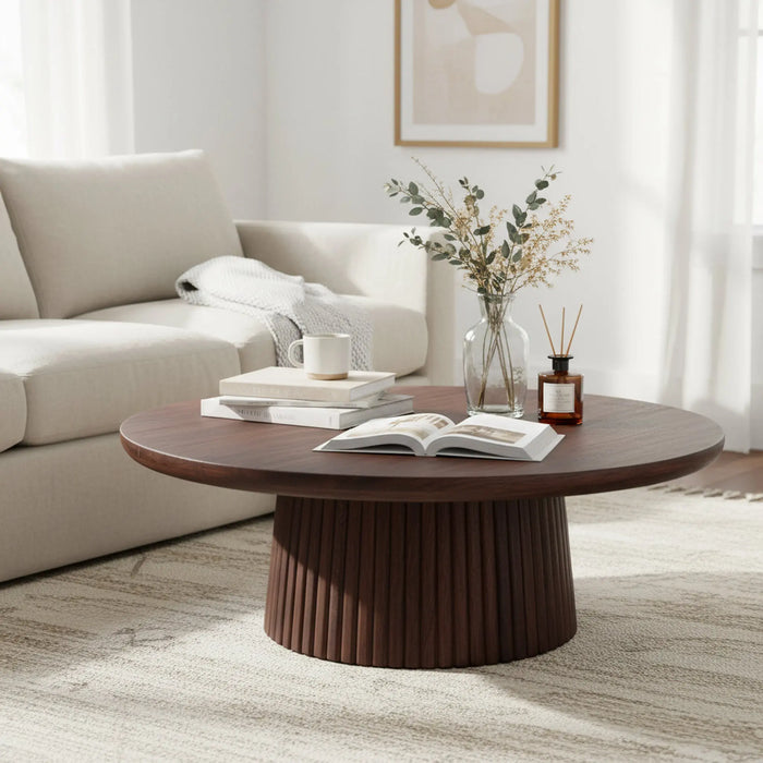 Agnus Coffee Table, Medium - Walnut
