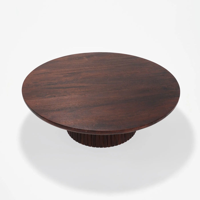 Agnus Table Set - Black & Walnut