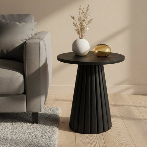 Agnus Side Table - Black Homelves