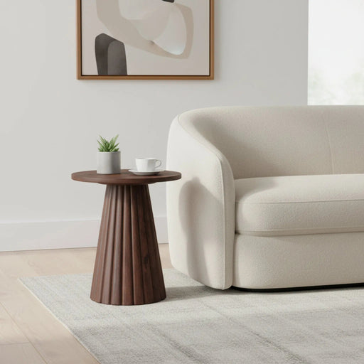 Agnus Side Table - Walnut Homelves