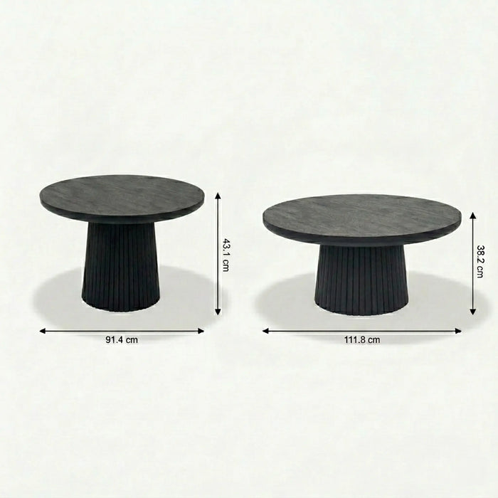 Agnus Table Set - Black