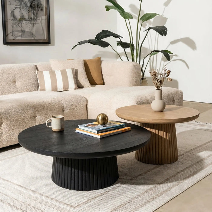 Agnus Table Set - Black & Natural