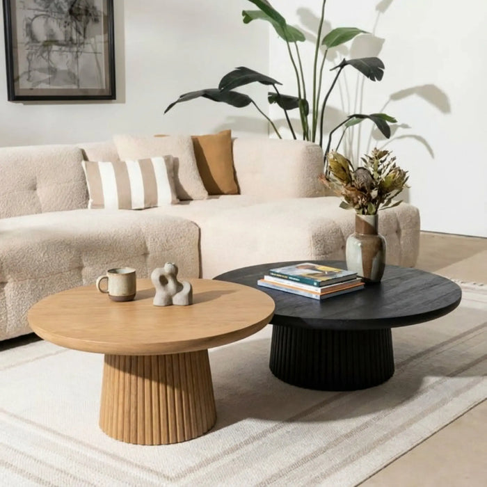 Agnus Table Set - Black & Natural