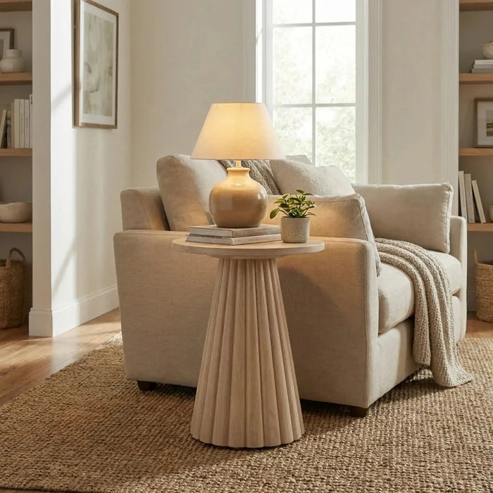 Agnus Table, Set of 3 - Natural