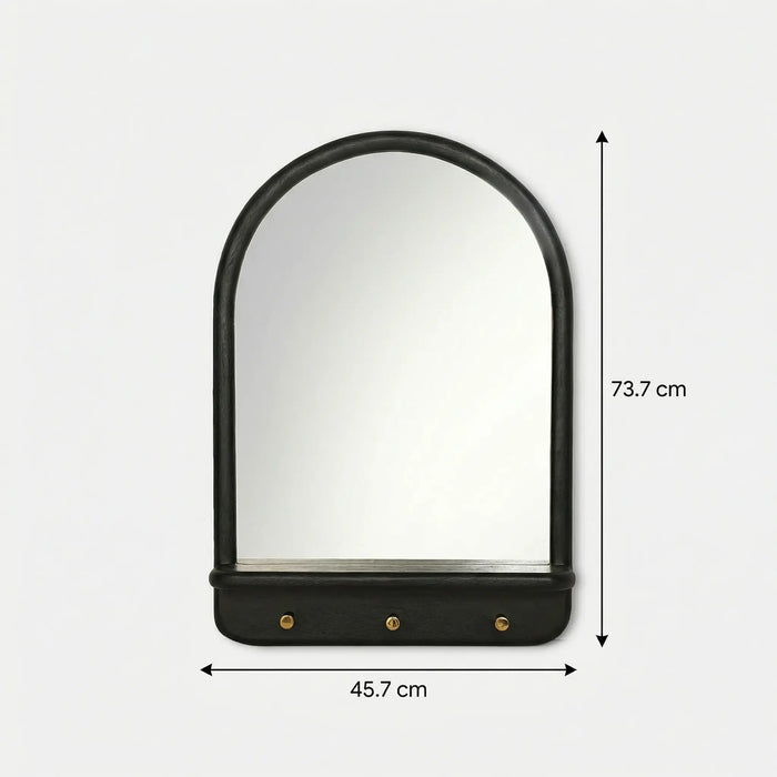 Arc Wall Mirror - Black