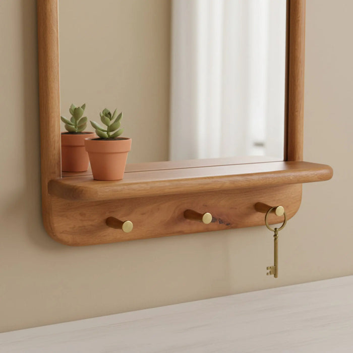 Arc Wall Mirror - Natural