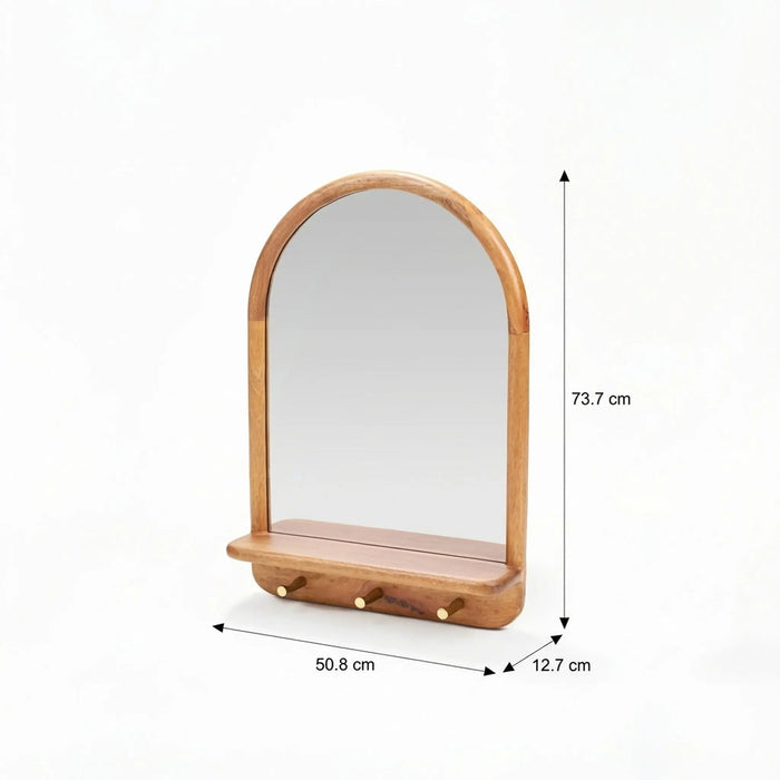 Arc Wall Mirror - Natural