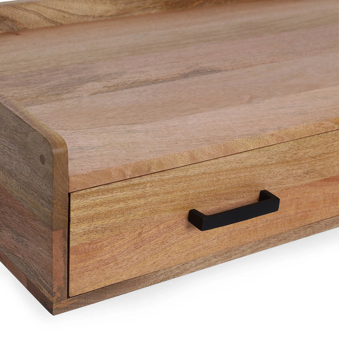Array Ladder Desk With EPL Finish - Natural & Black