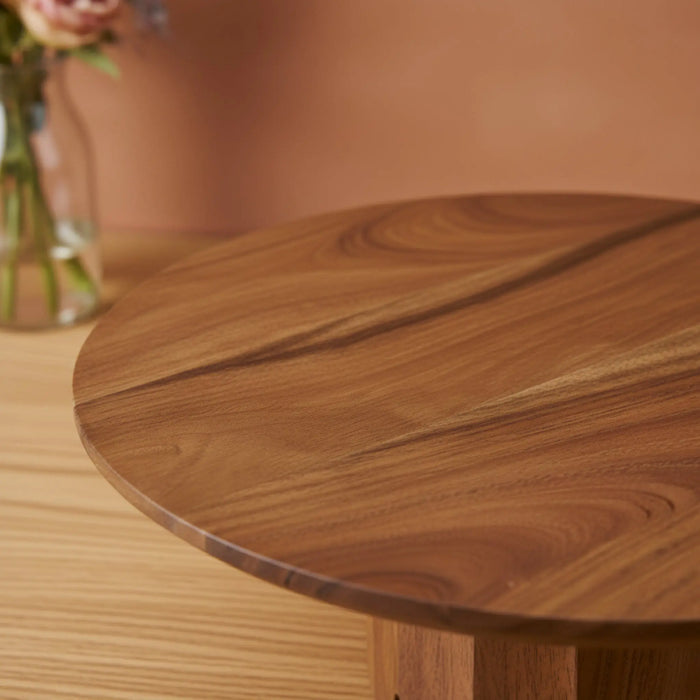 Ash Wooden Cake Stand, Medium - Natural