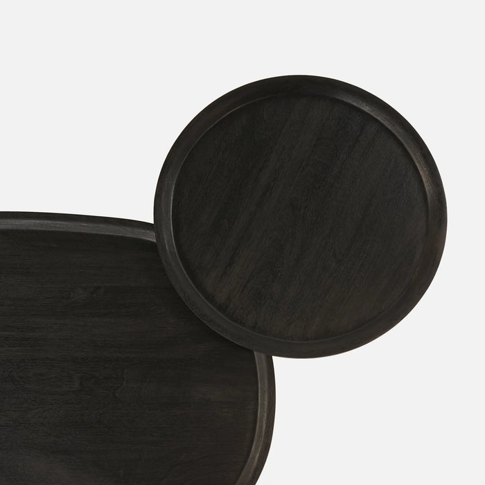 Ava Coffee & Eva Side Tables Set of 2 - Black
