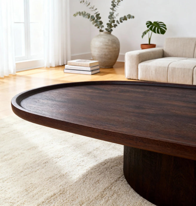 Ava & Eva Table Set - Walnut & Grey
