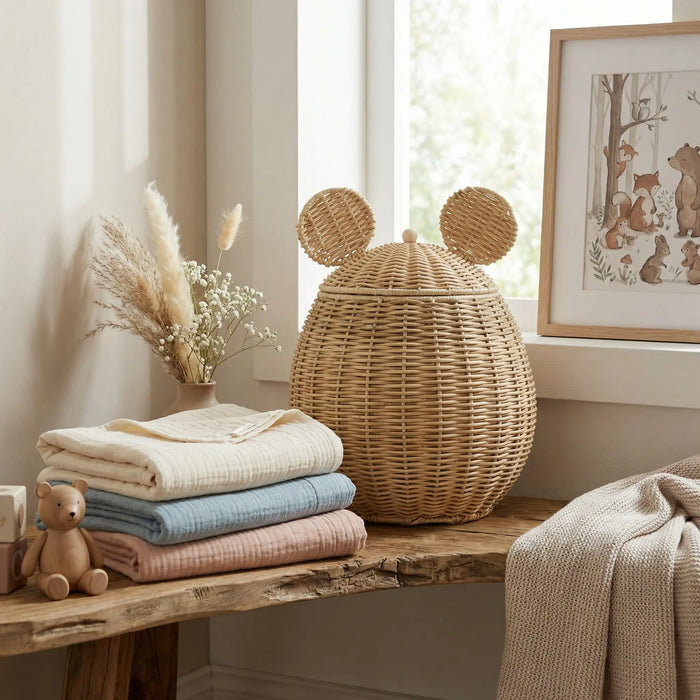 Barney Storage Basket, Small - Natural
