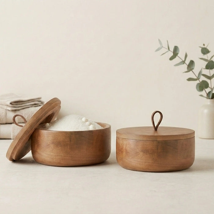 Bento Storage Box, Set of 2 - Natural