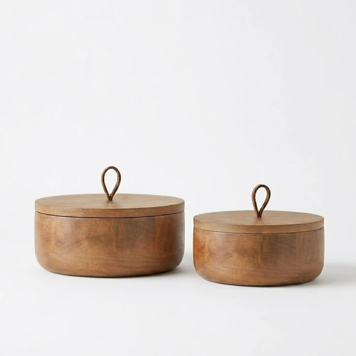 Bento Storage Box, Set of 2 - Natural