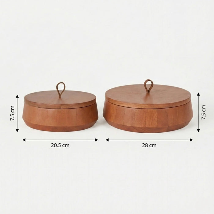 Bento Tapered Storage Box, Set Of 2 - Natural