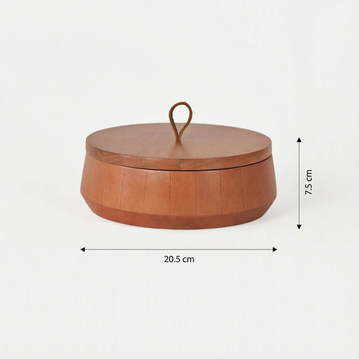 Bento Tapered Wooden Storage Box, Medium - Natural