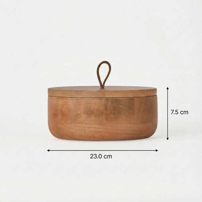 Bento Wooden Storage Box, Large - Natural