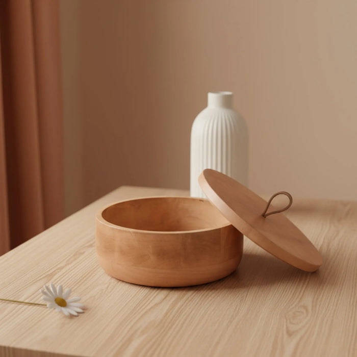 Bento Wooden Storage Box, Medium - Natural