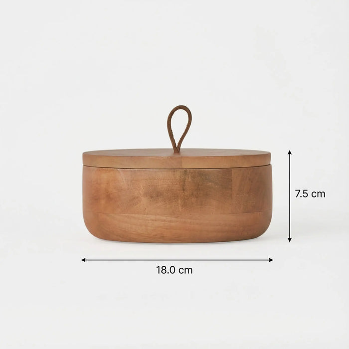 Bento Wooden Storage Box, Medium - Natural