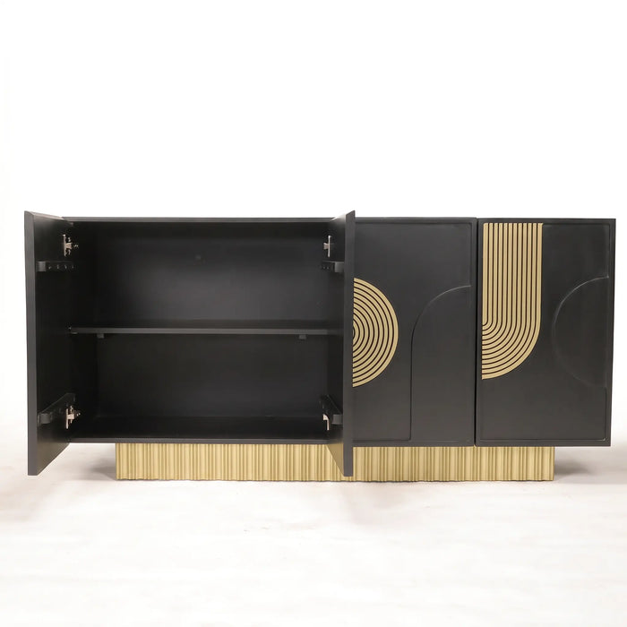Blair Sideboard - Black & Gold