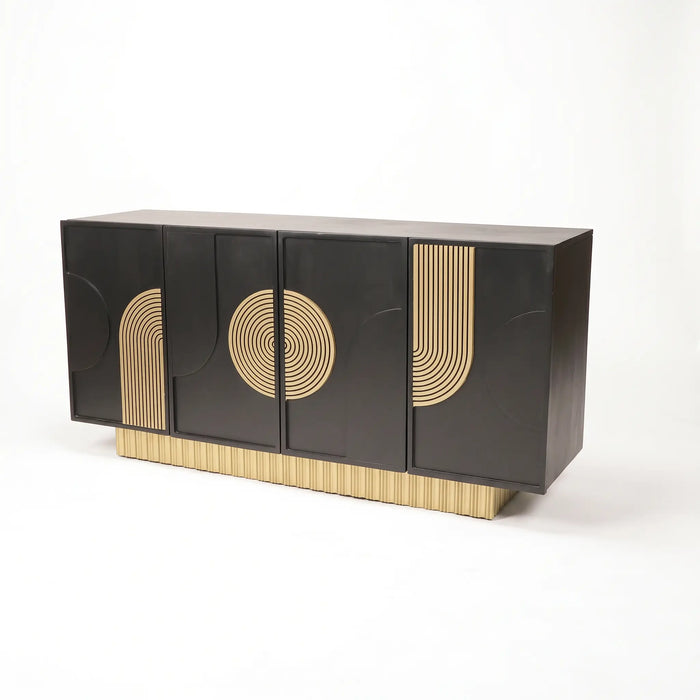 Blair Sideboard - Black & Gold