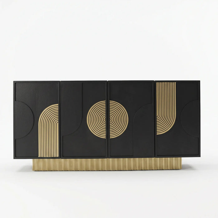 Blair Sideboard - Black & Gold