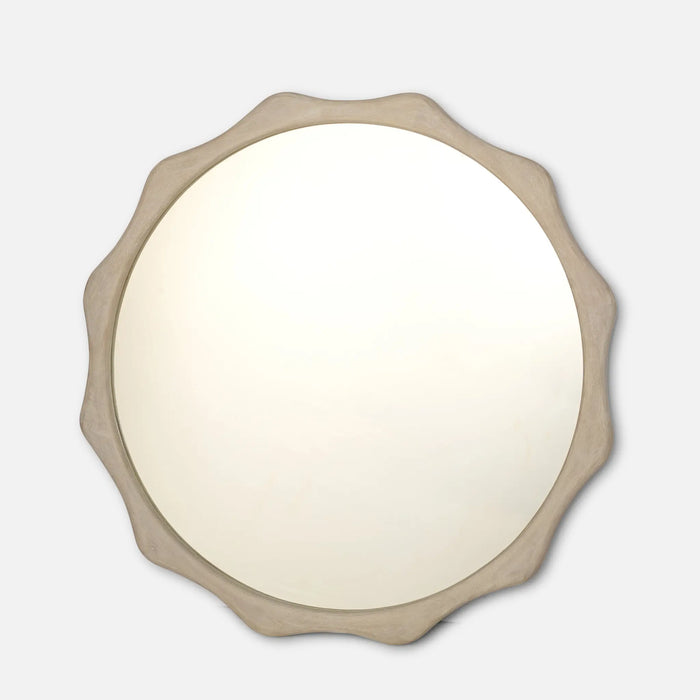 Celestia Wall Mirror - White Wash