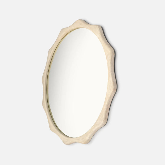 Celestia Wall Mirror - White Wash