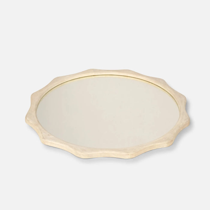 Celestia Wall Mirror - White Wash