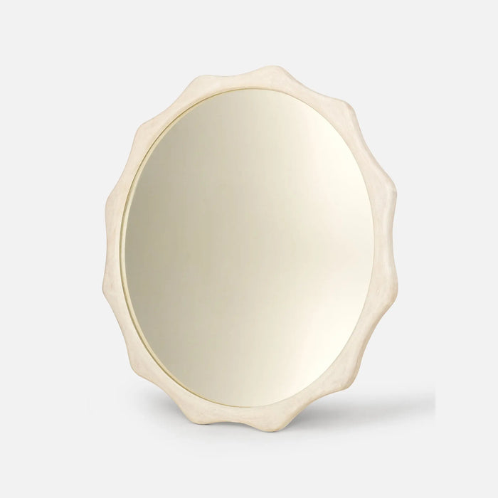 Celestia Wall Mirror - White Wash