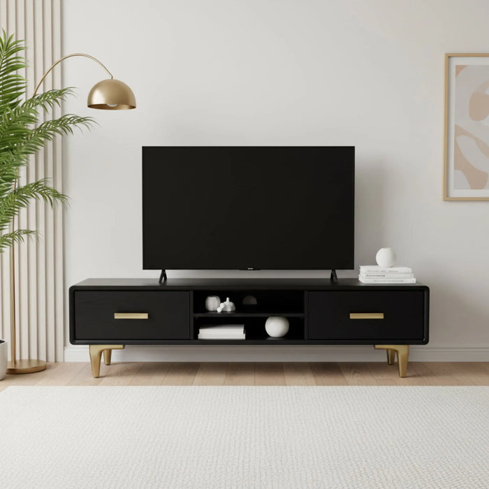 Clover Media Unit - Black & Gold