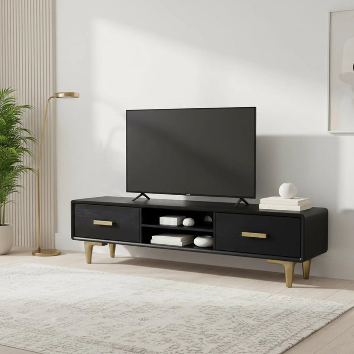 Clover Media Unit - Black & Gold
