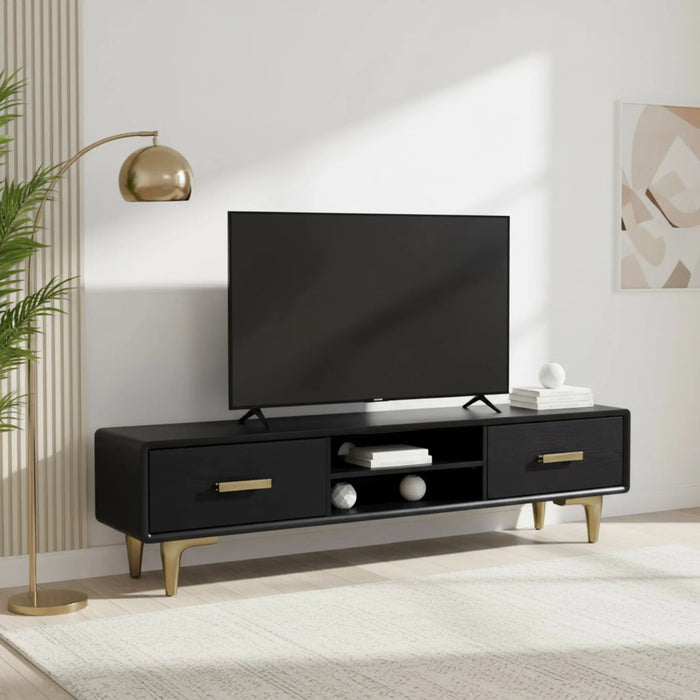 Clover Media Unit - Black & Gold