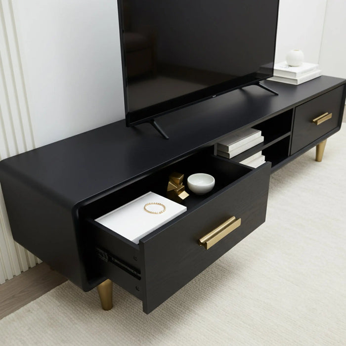 Clover Media Unit - Black & Gold