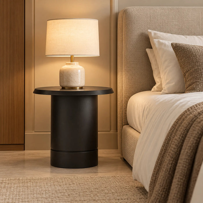 Eden Bedside Table, Set of 2 - Black