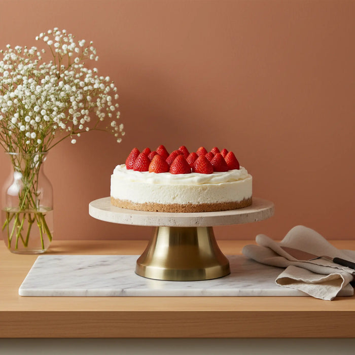 Eira Marble Cake Stand - Gold