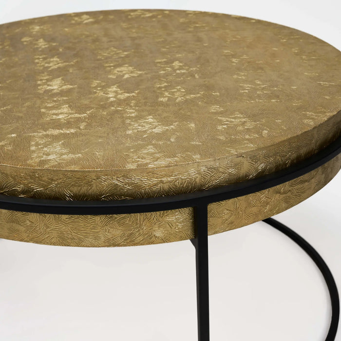 Filo Nesting Coffee Table, Set Of 2 - Gold
