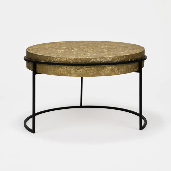 Filo Nesting Coffee Table, Set Of 2 - Gold