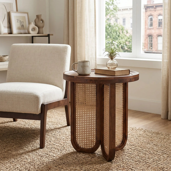 Gemma Side Table - Walnut