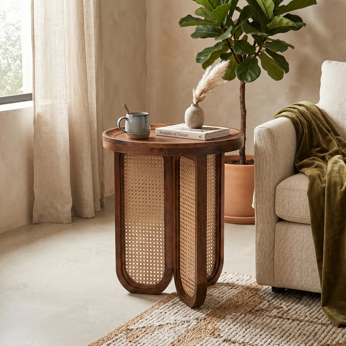 Gemma Side Table - Walnut
