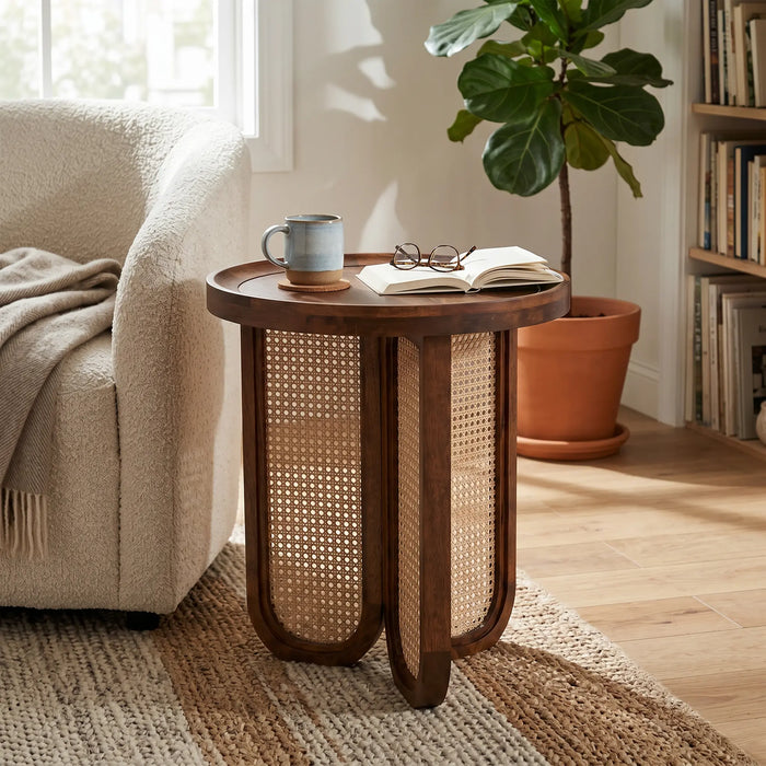 Gemma Side Table - Walnut