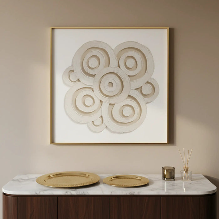 Glint Hammered Metal Platter - Set of 2