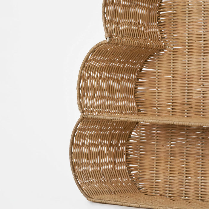 Haze 2-Tier Rattan Storage Rack - Natural