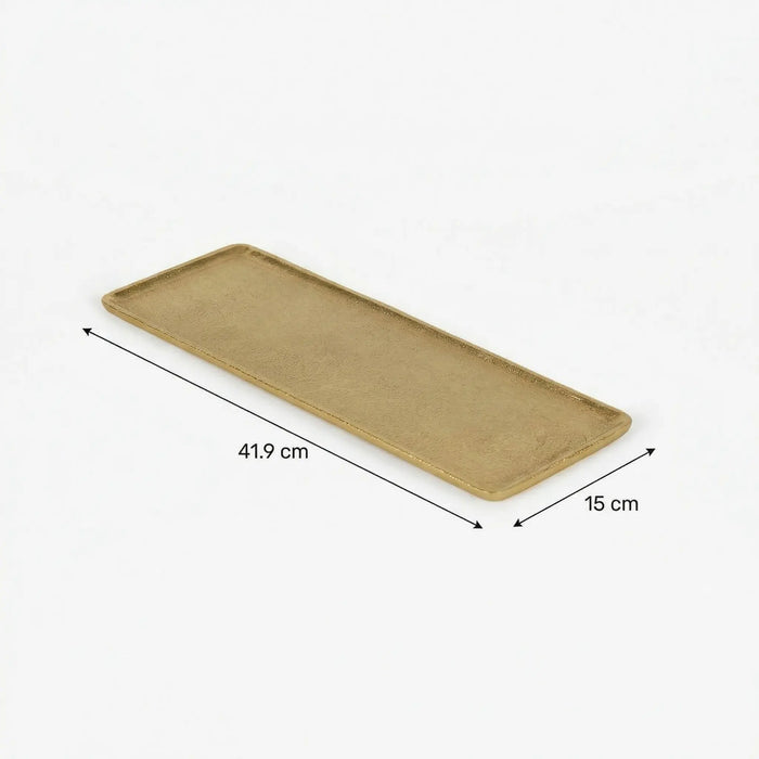 Ira Metal Platter, Large - Gold