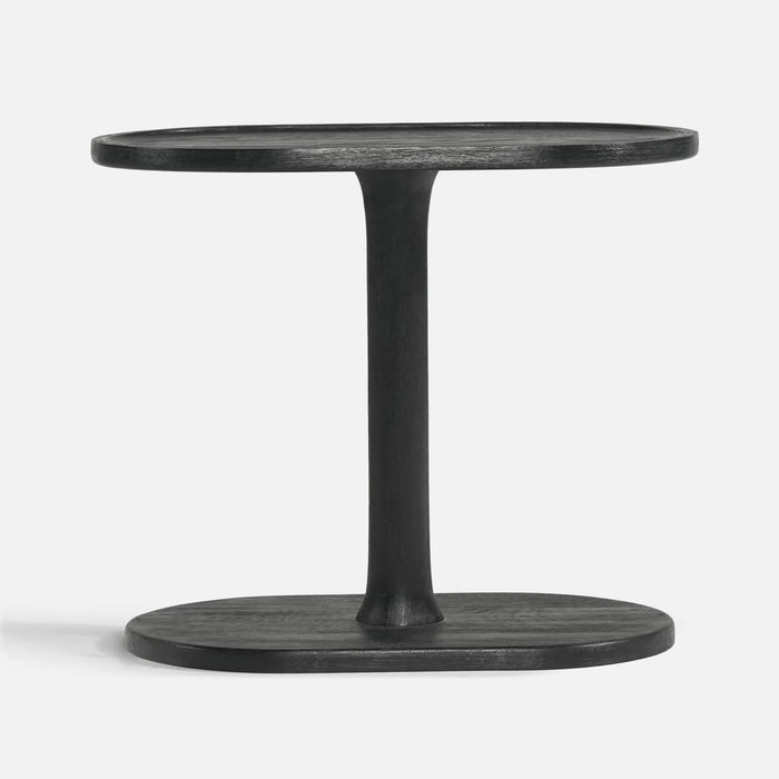Iris Wooden End Table - Black