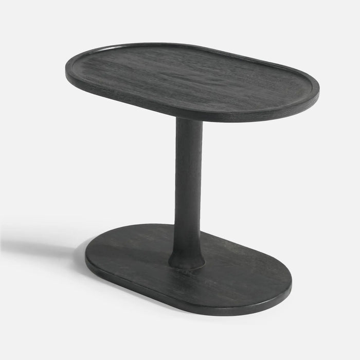 Iris Wooden End Table - Black