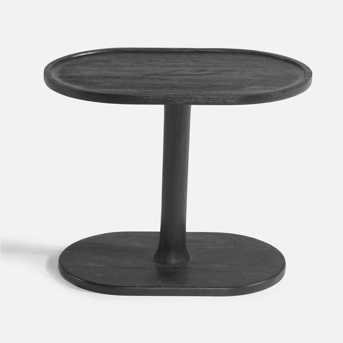 Iris Wooden End Table - Black