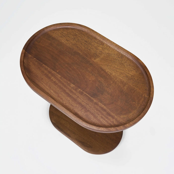 Iris Wooden End Table - Walnut