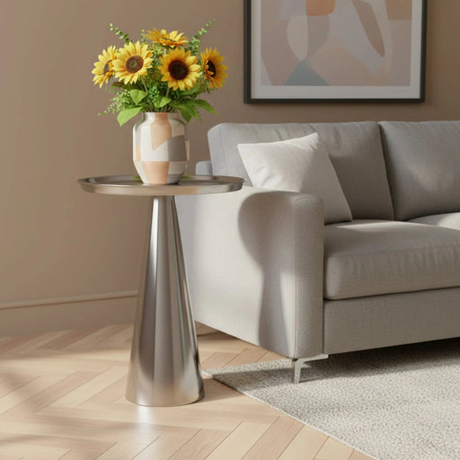 Layla Side Table - Silver Homelves