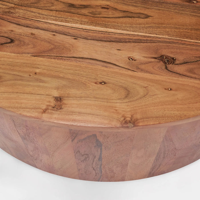 Logan Wooden Coffee Table - Natural